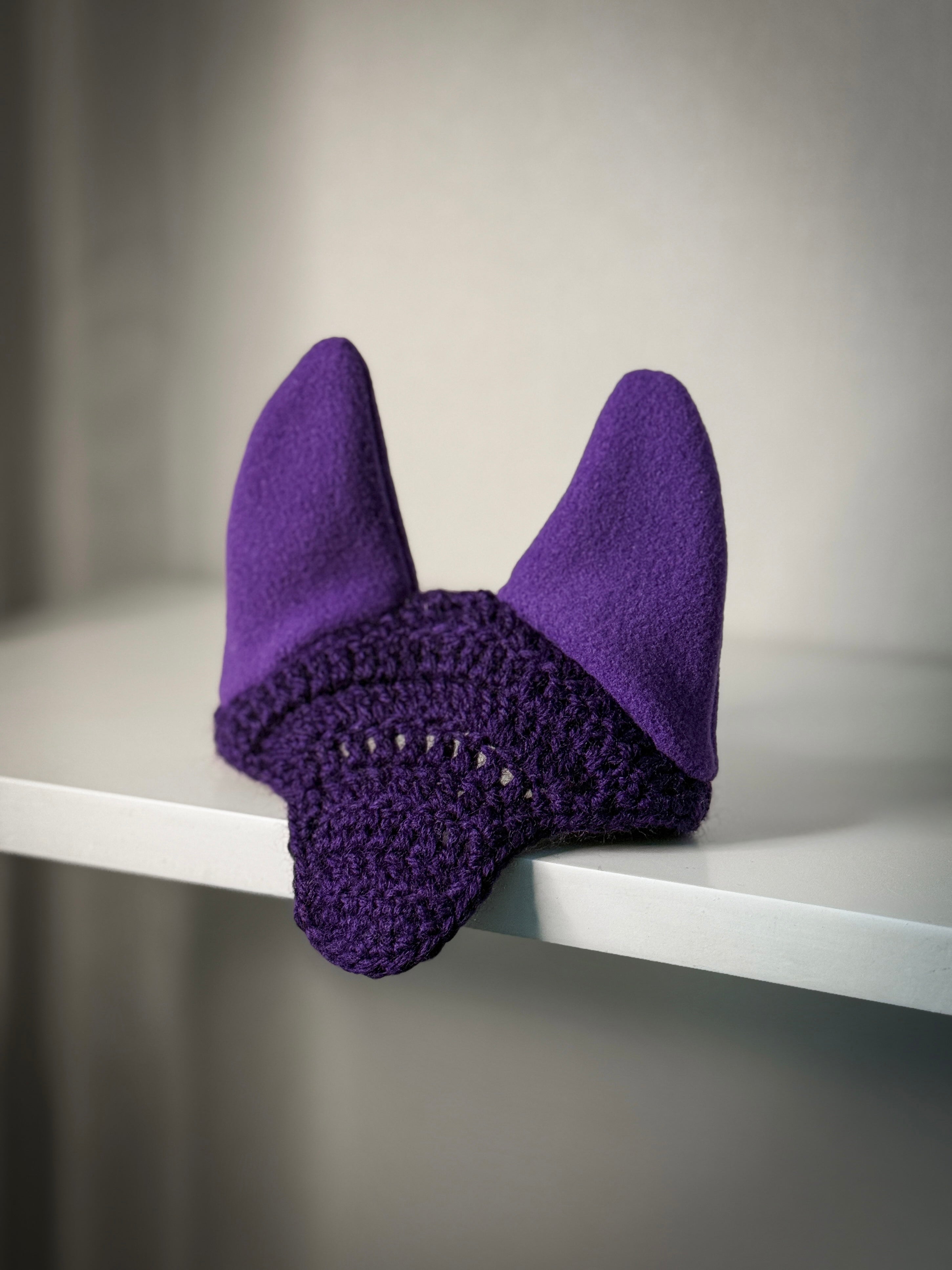 Crochet Ear Bonnet for Hobby Horse | Classic