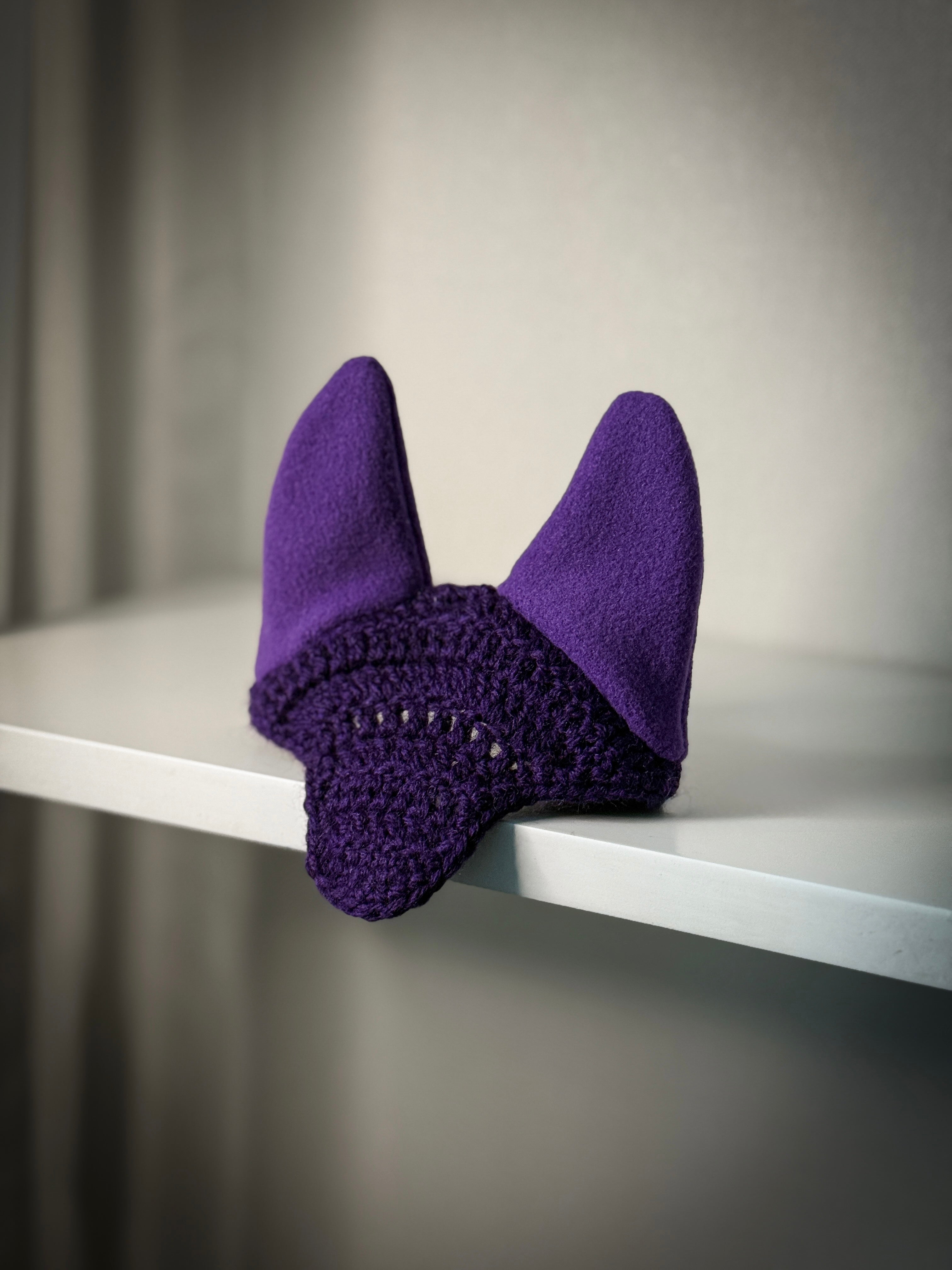 Crochet Ear Bonnet for Hobby Horse | Classic