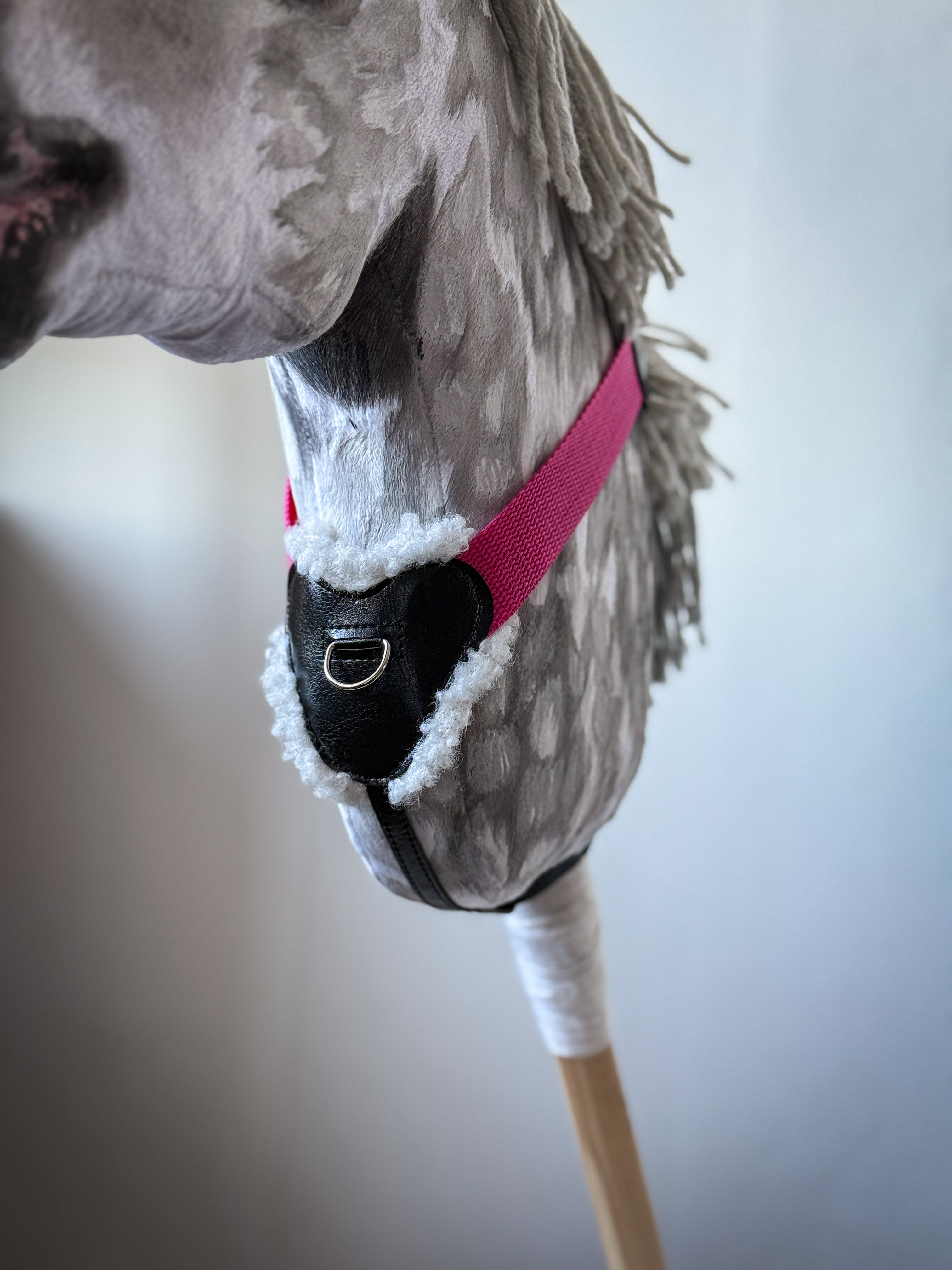 Breastplate for Hobby Horse | Faux Fur