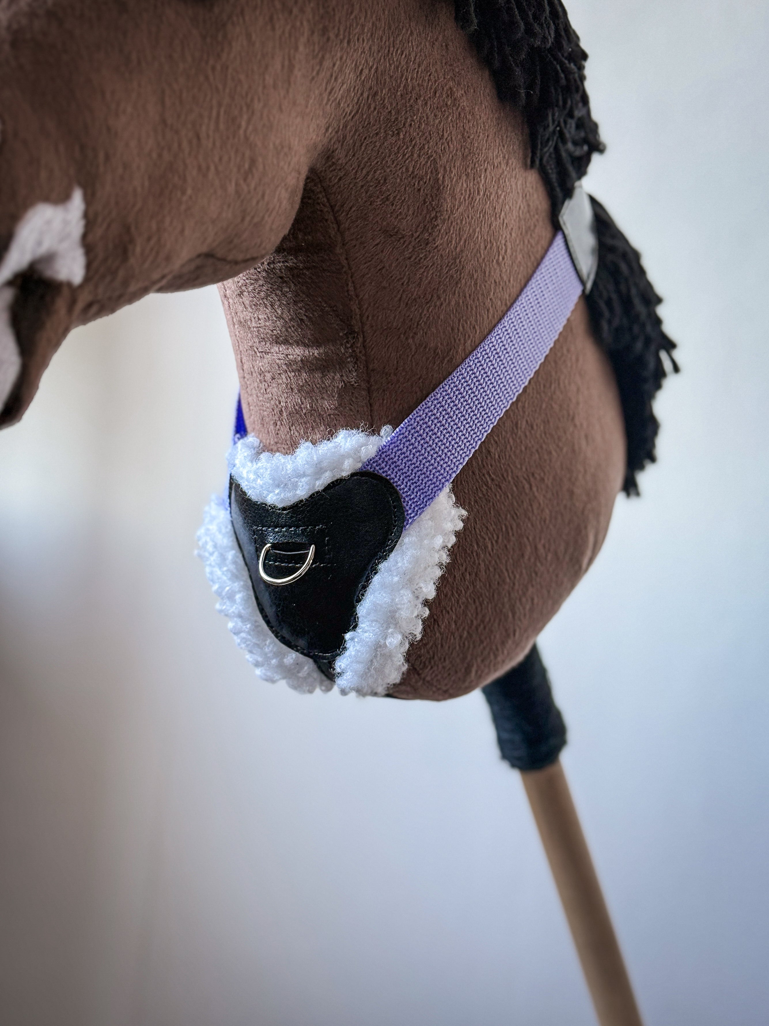 Breastplate for Hobby Horse | Faux Fur