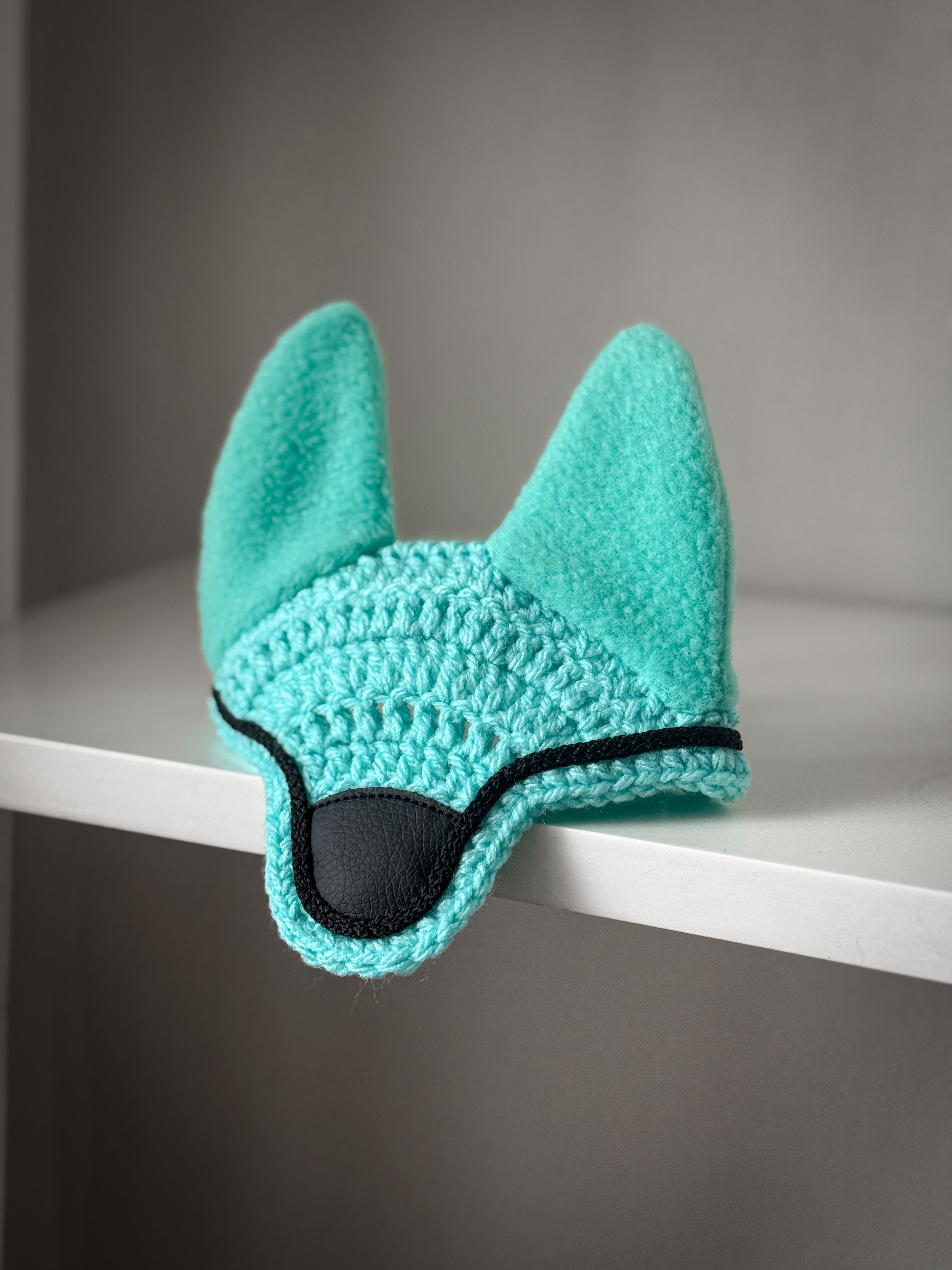 Crochet Ear Bonnet for Hobby Horse | Luxe