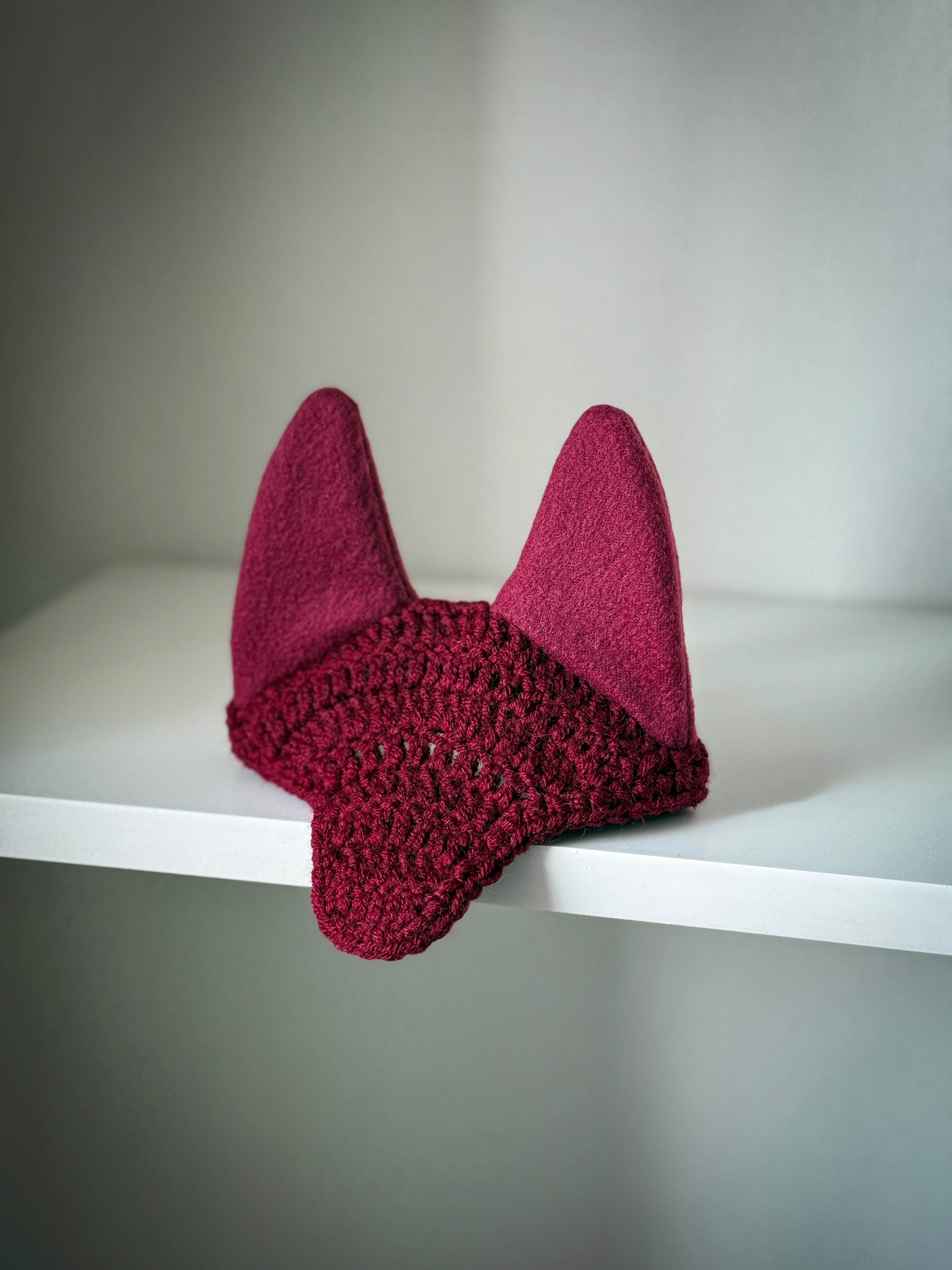 Crochet Ear Bonnet for Hobby Horse | Classic