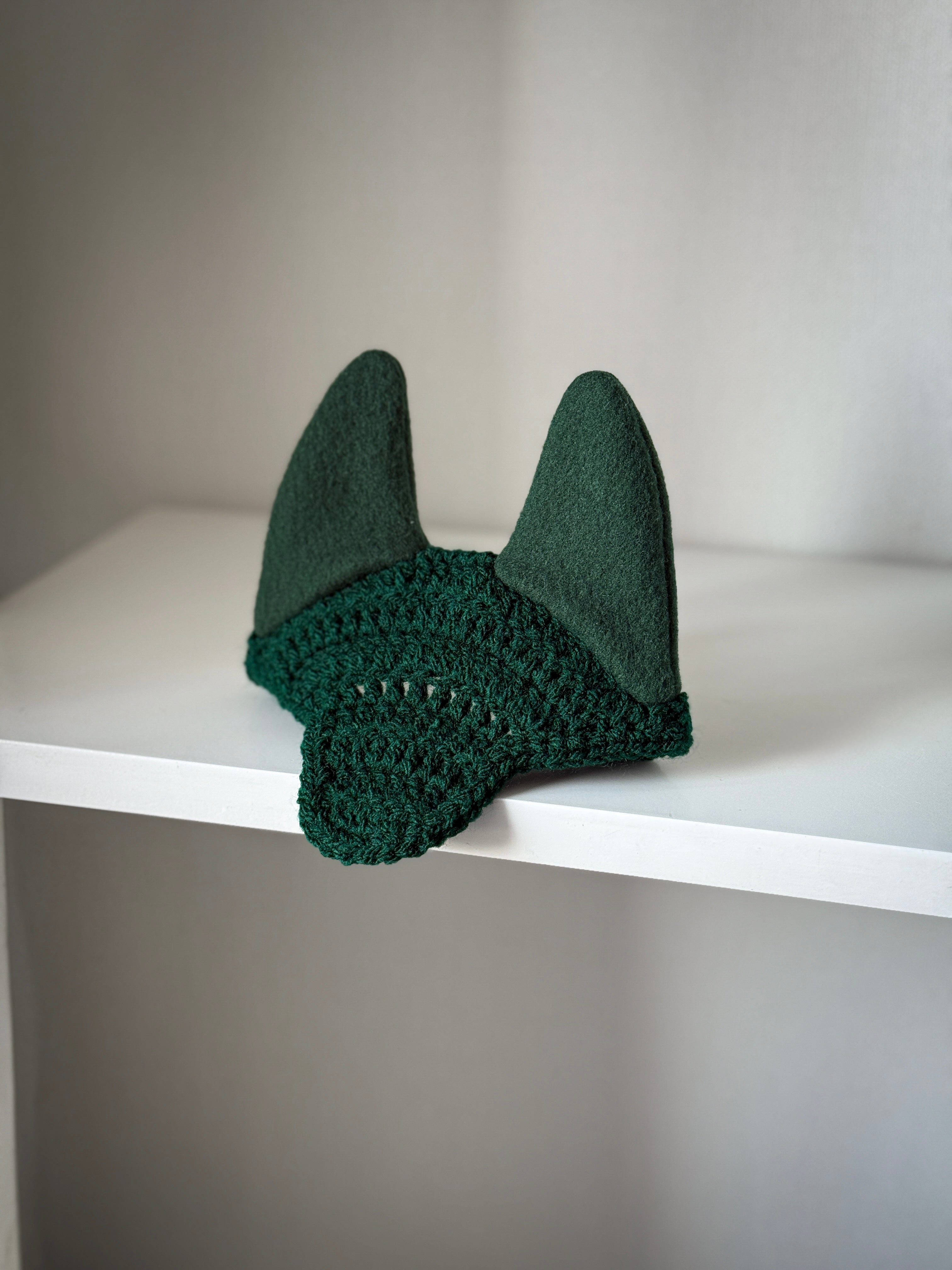 Crochet Ear Bonnet for Hobby Horse | Classic