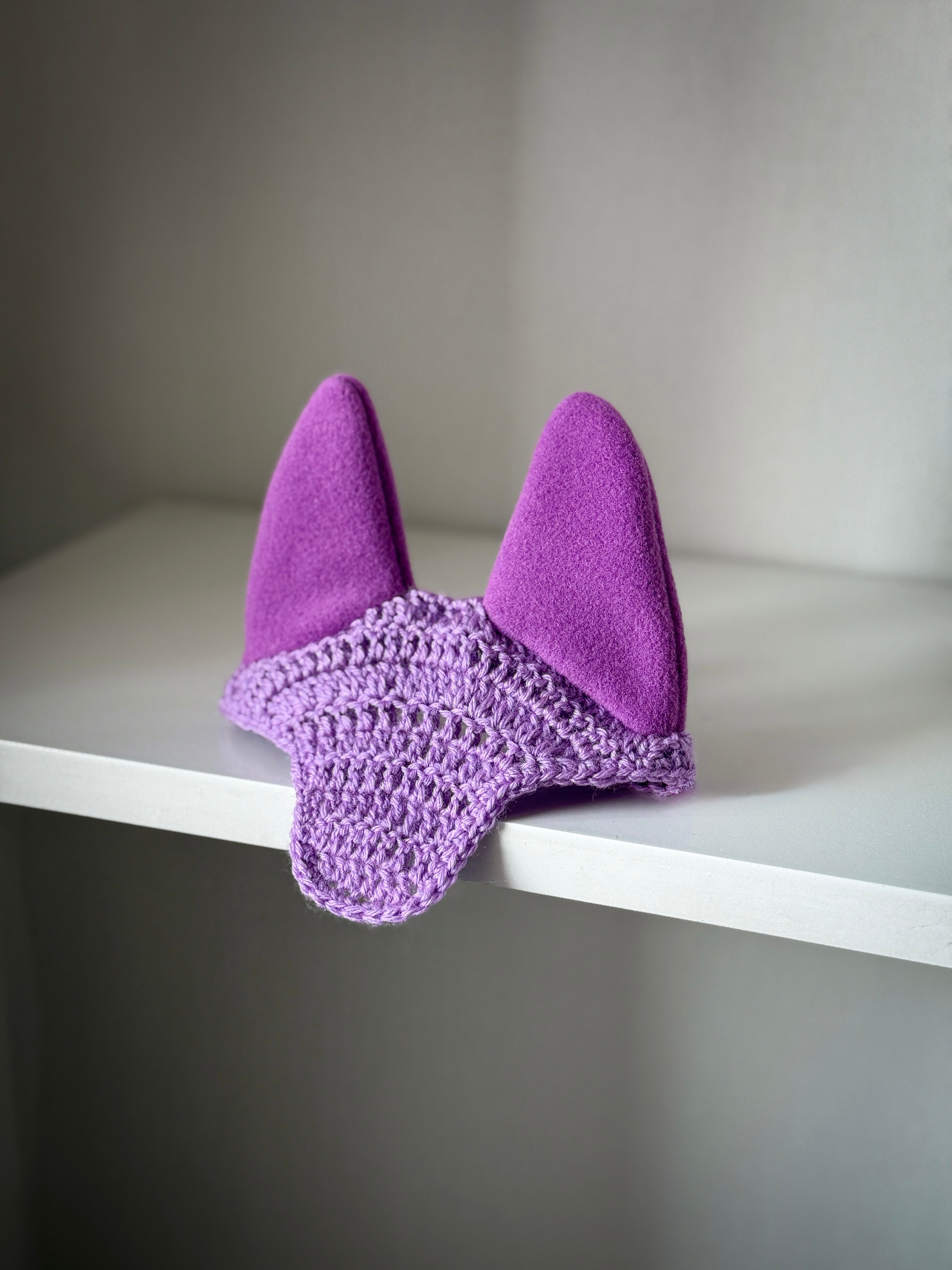 Crochet Ear Bonnet for Hobby Horse | Classic