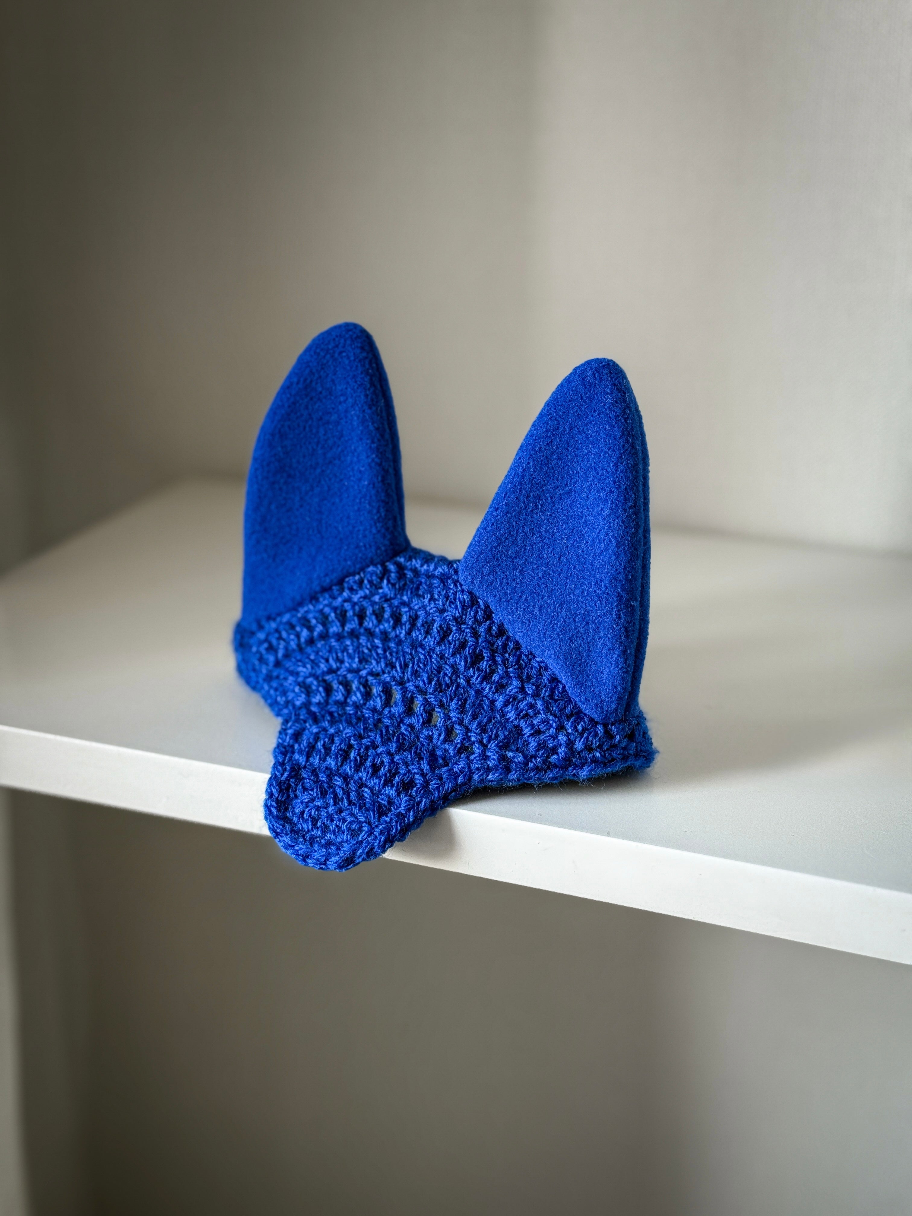 Crochet Ear Bonnet for Hobby Horse | Classic