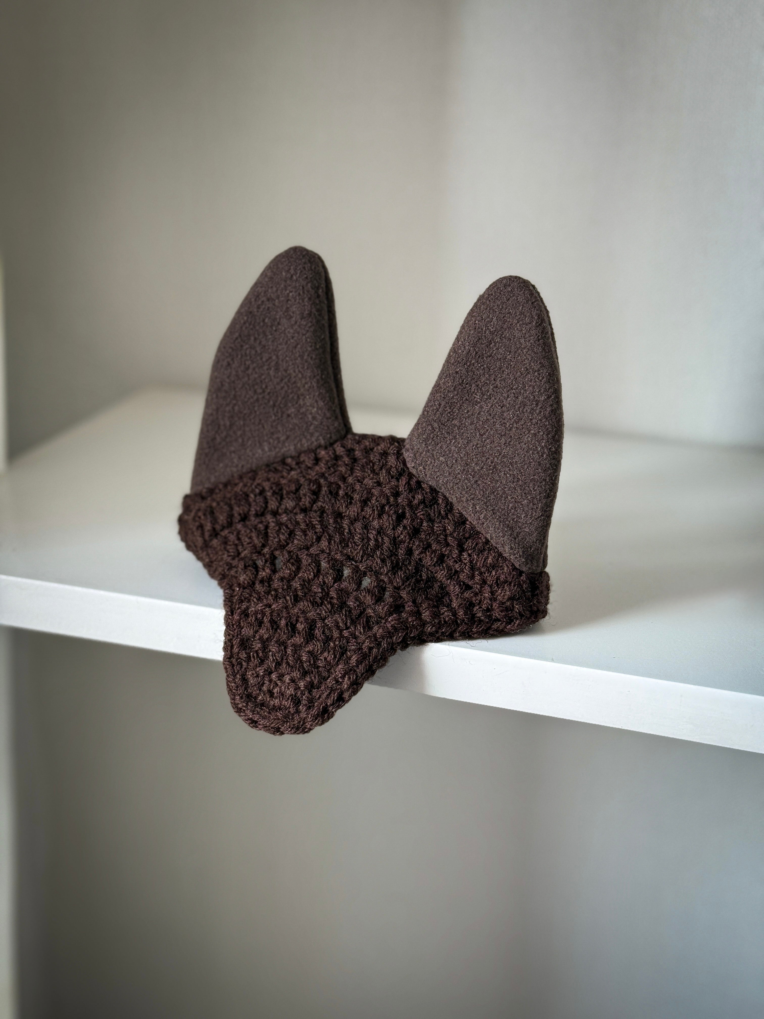 Crochet Ear Bonnet for Hobby Horse | Classic
