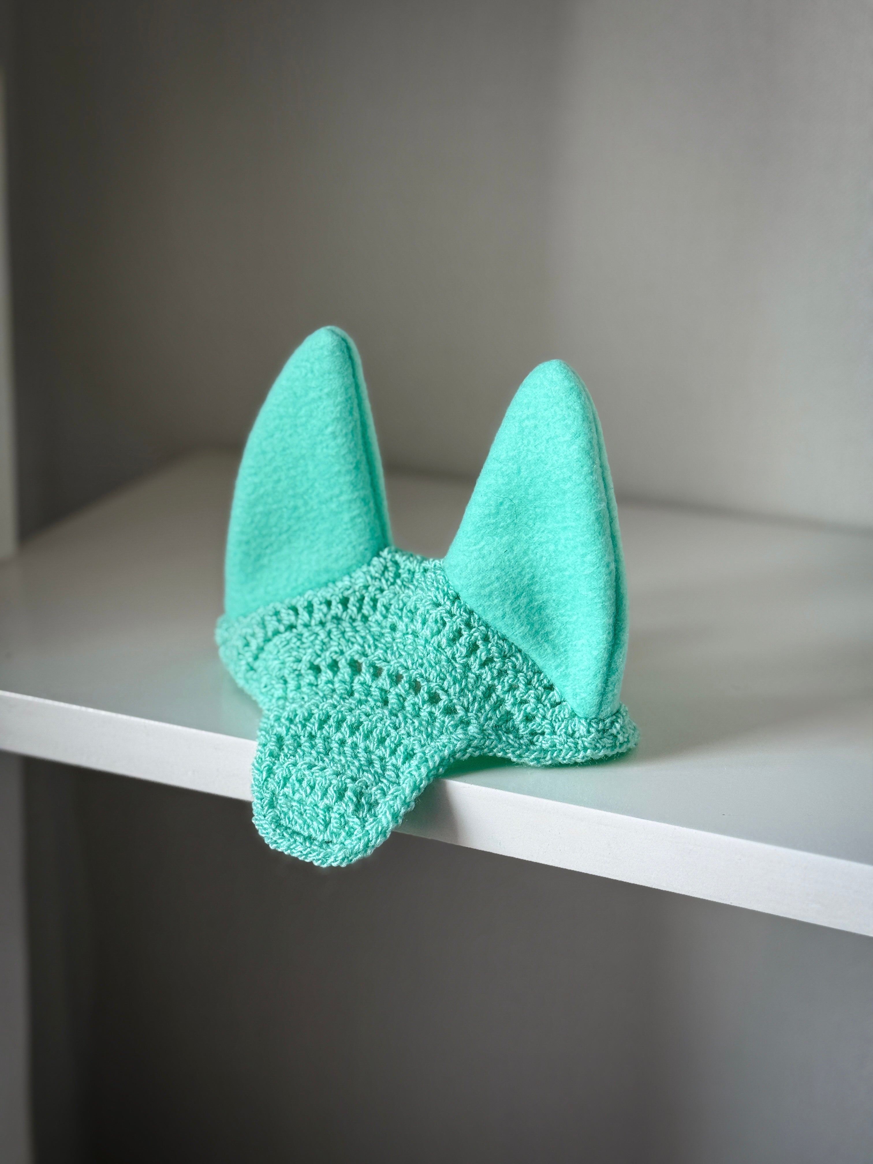 Crochet Ear Bonnet for Hobby Horse | Classic