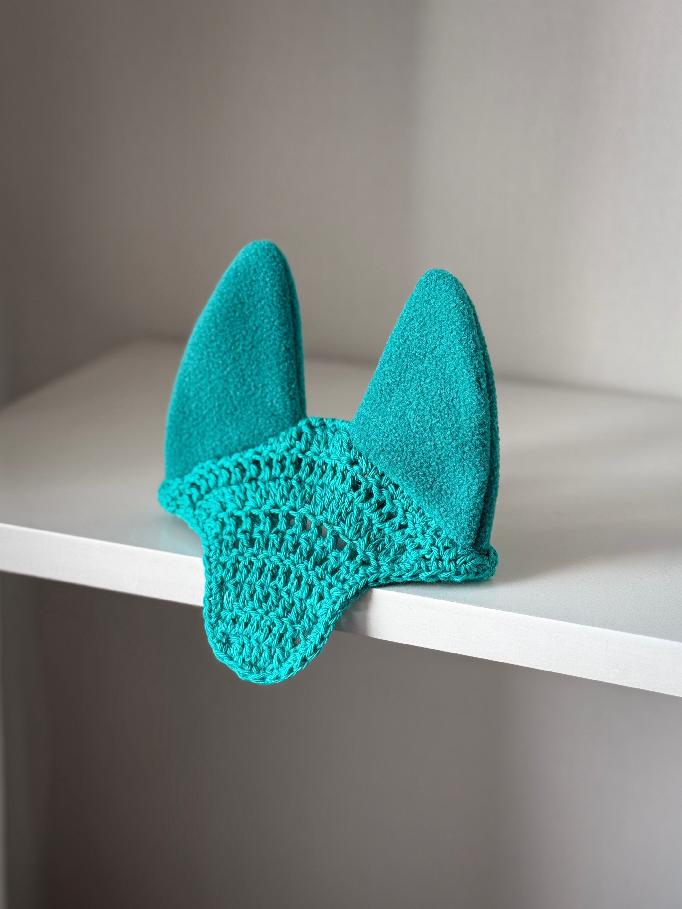 Crochet Ear Bonnet for Hobby Horse | Classic