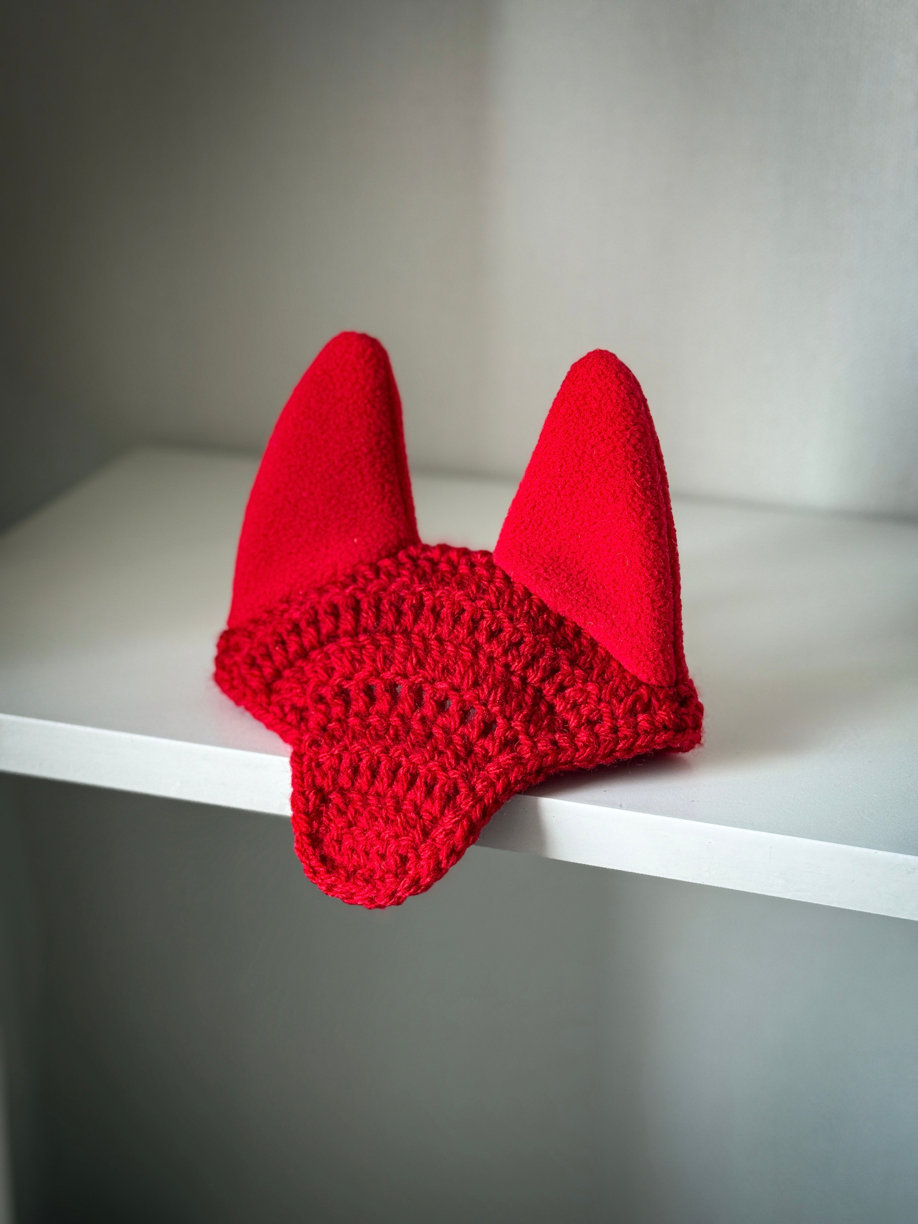 Crochet Ear Bonnet for Hobby Horse | Classic