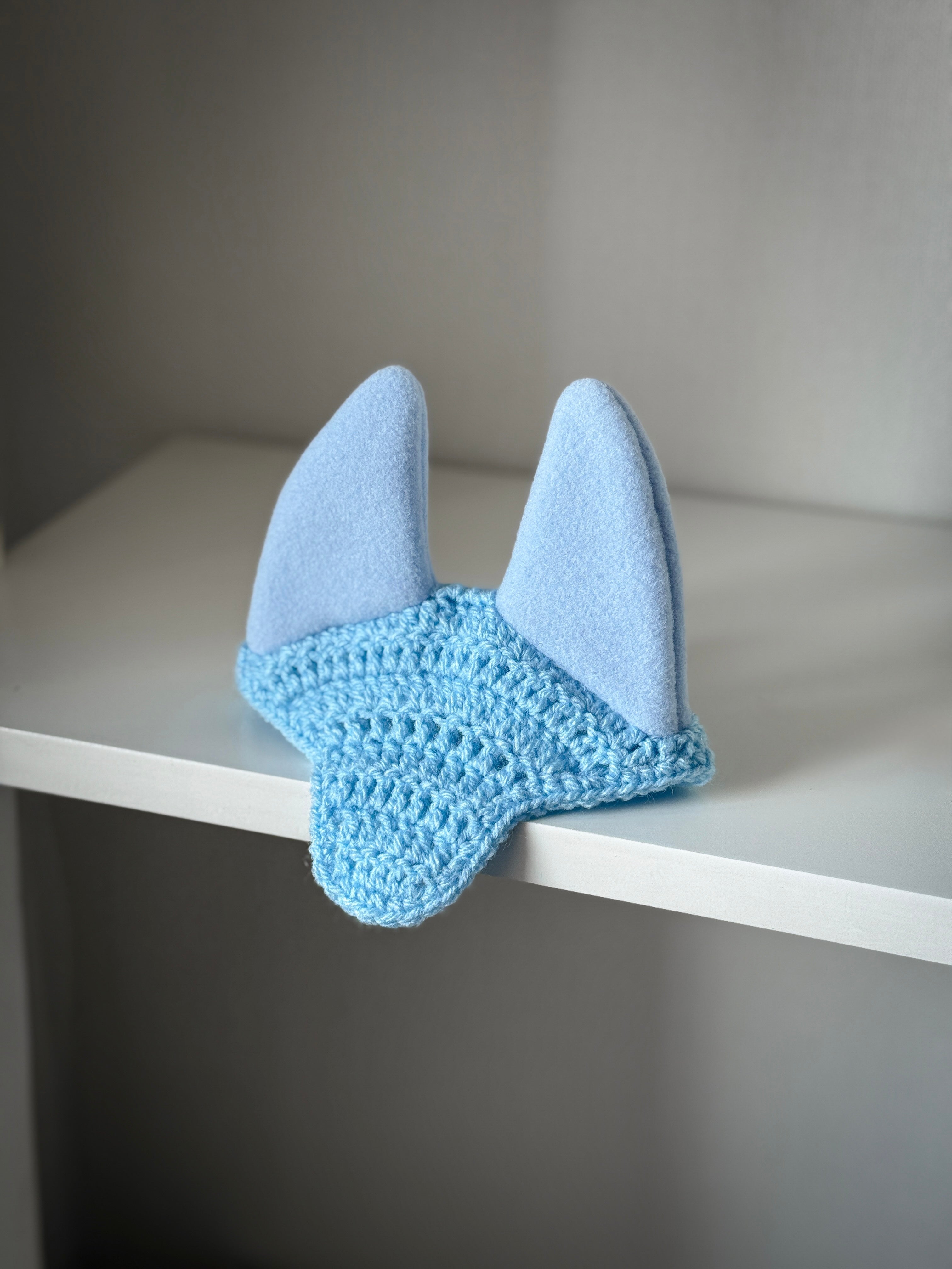 Crochet Ear Bonnet for Hobby Horse | Classic