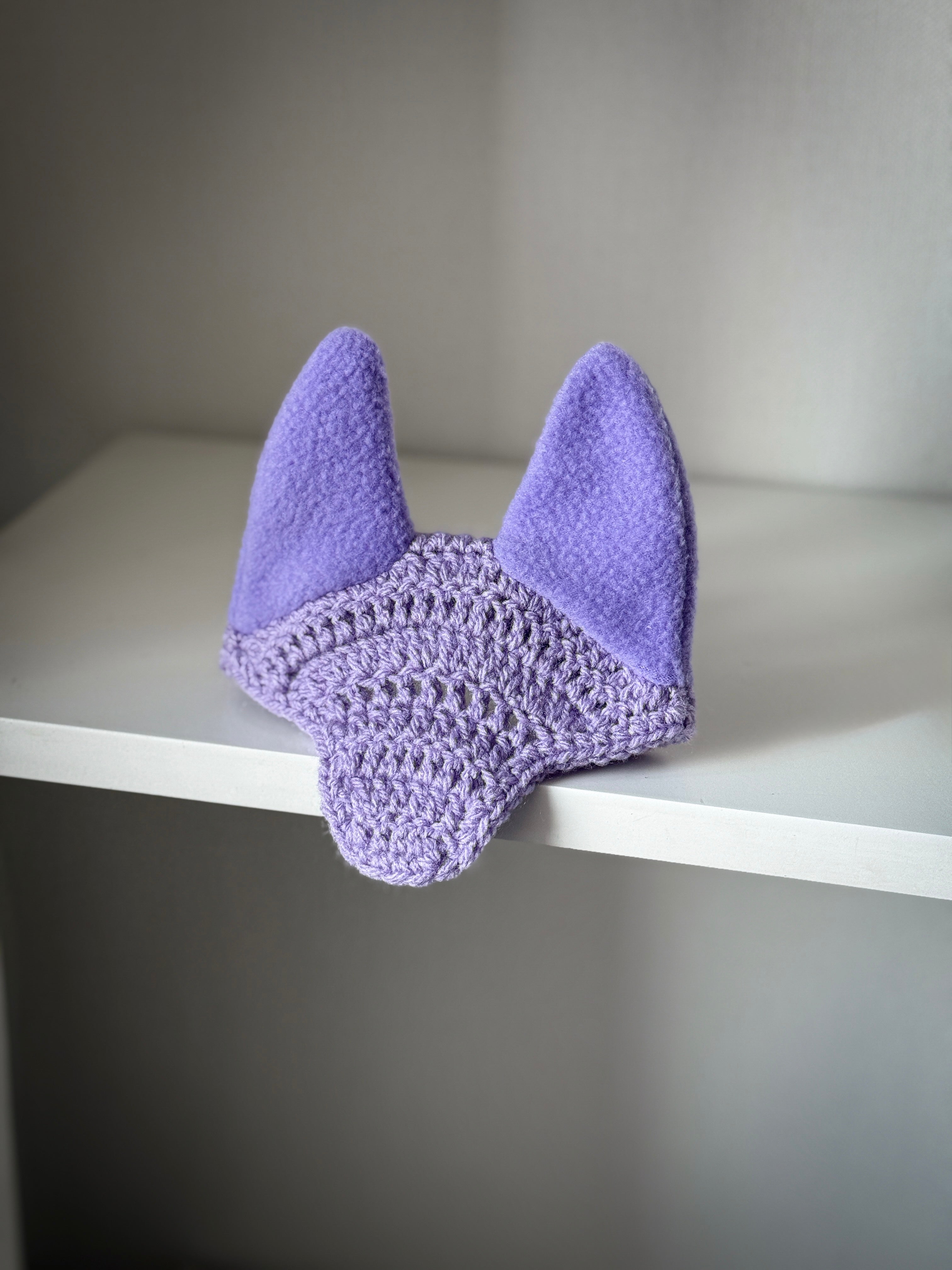 Crochet Ear Bonnet for Hobby Horse | Classic