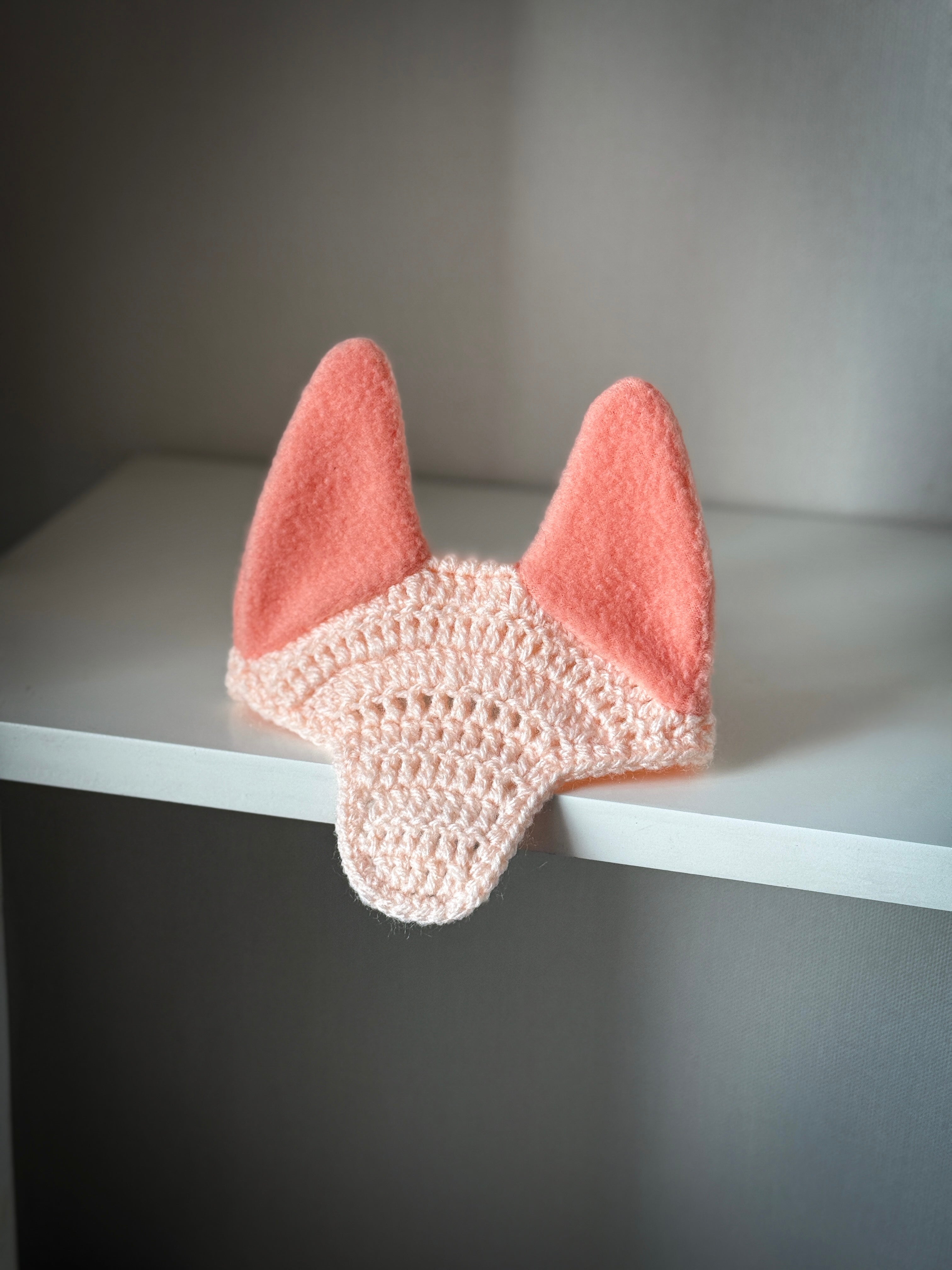 Crochet Ear Bonnet for Hobby Horse | Classic