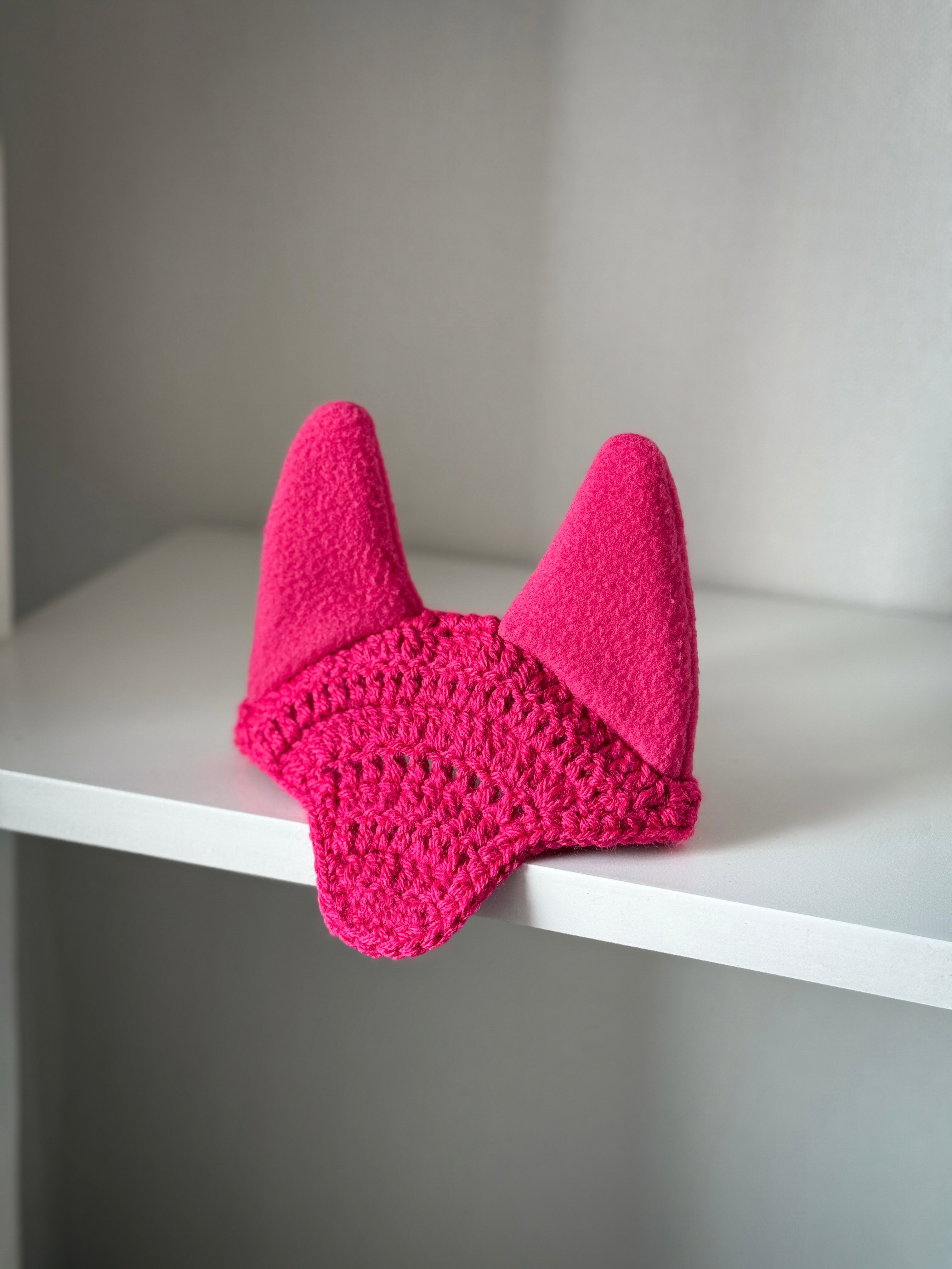 Crochet Ear Bonnet for Hobby Horse | Classic