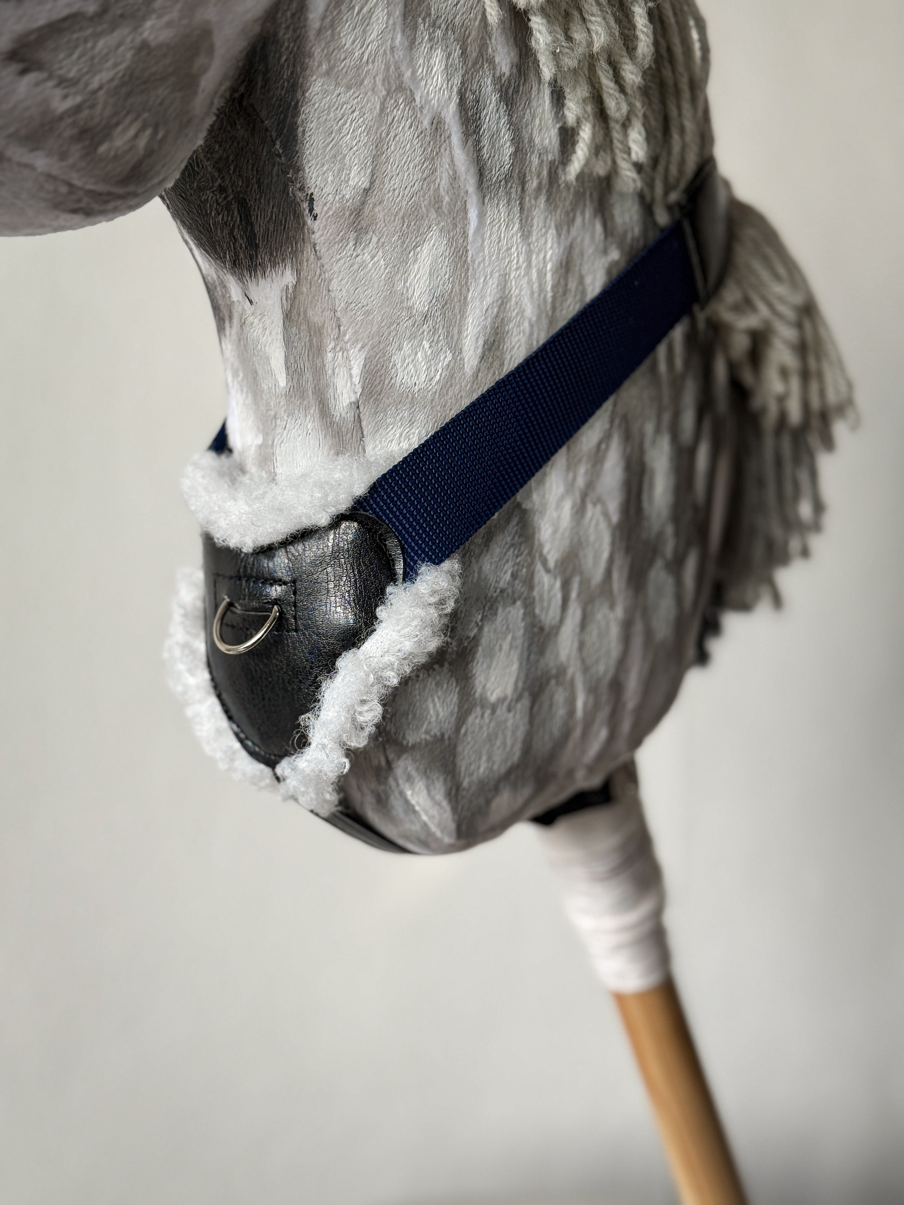 Breastplate for Hobby Horse | Faux Fur