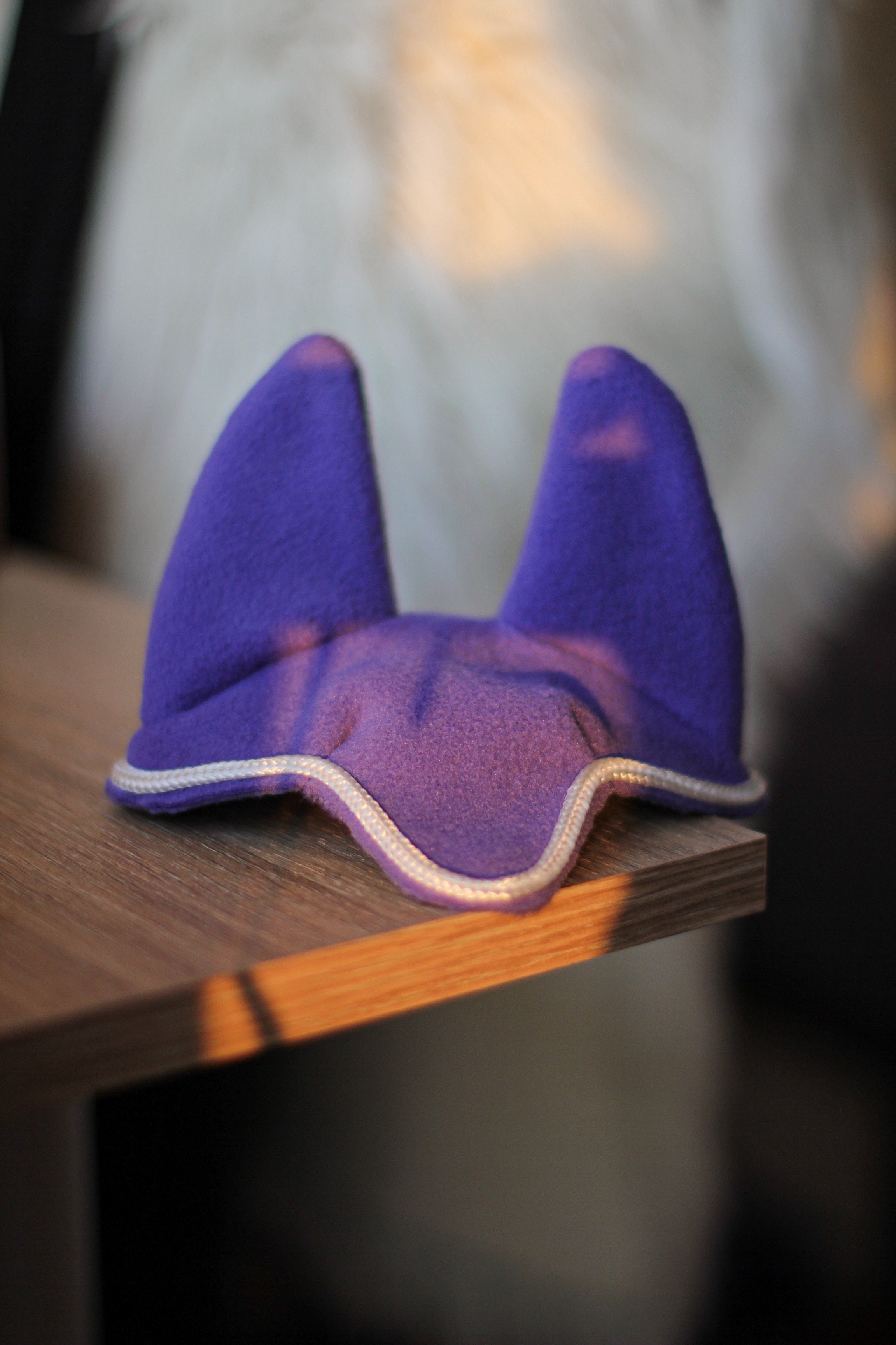 Fleece Ear Bonnet for Hobby Horse | Cloud