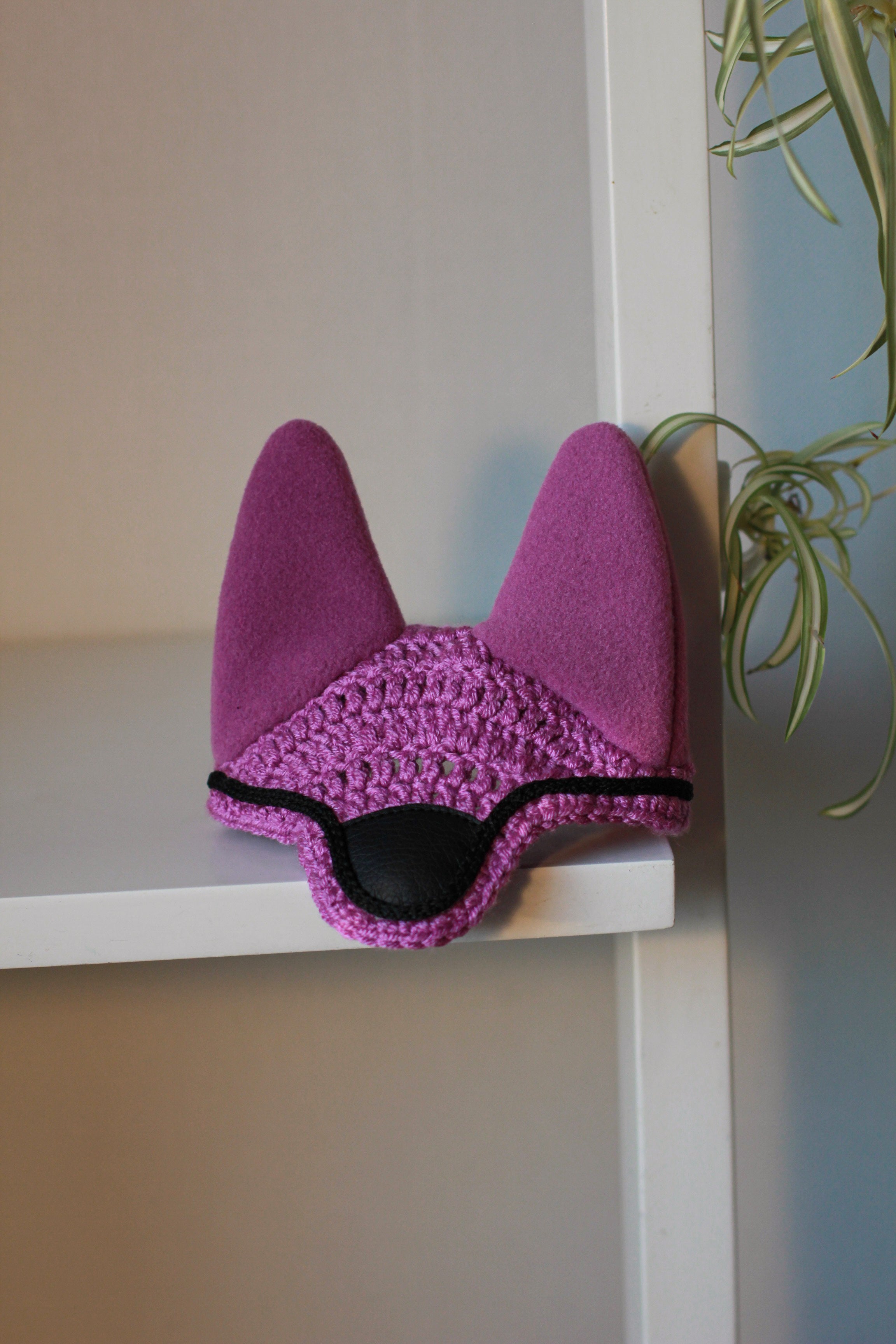 Crochet Ear Bonnet for Hobby Horse | Luxe
