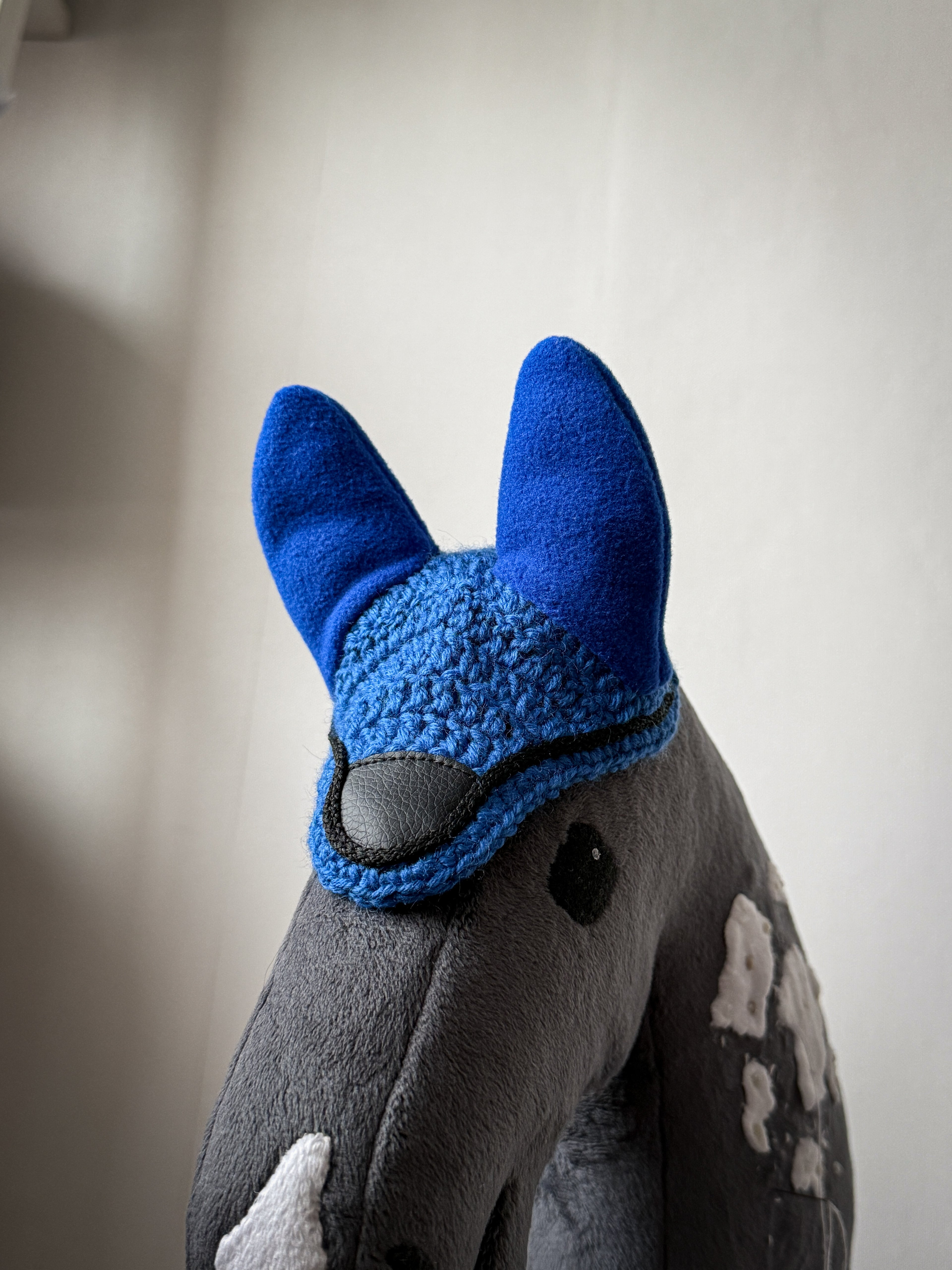 Crochet Ear Bonnet for Hobby Horse | Luxe