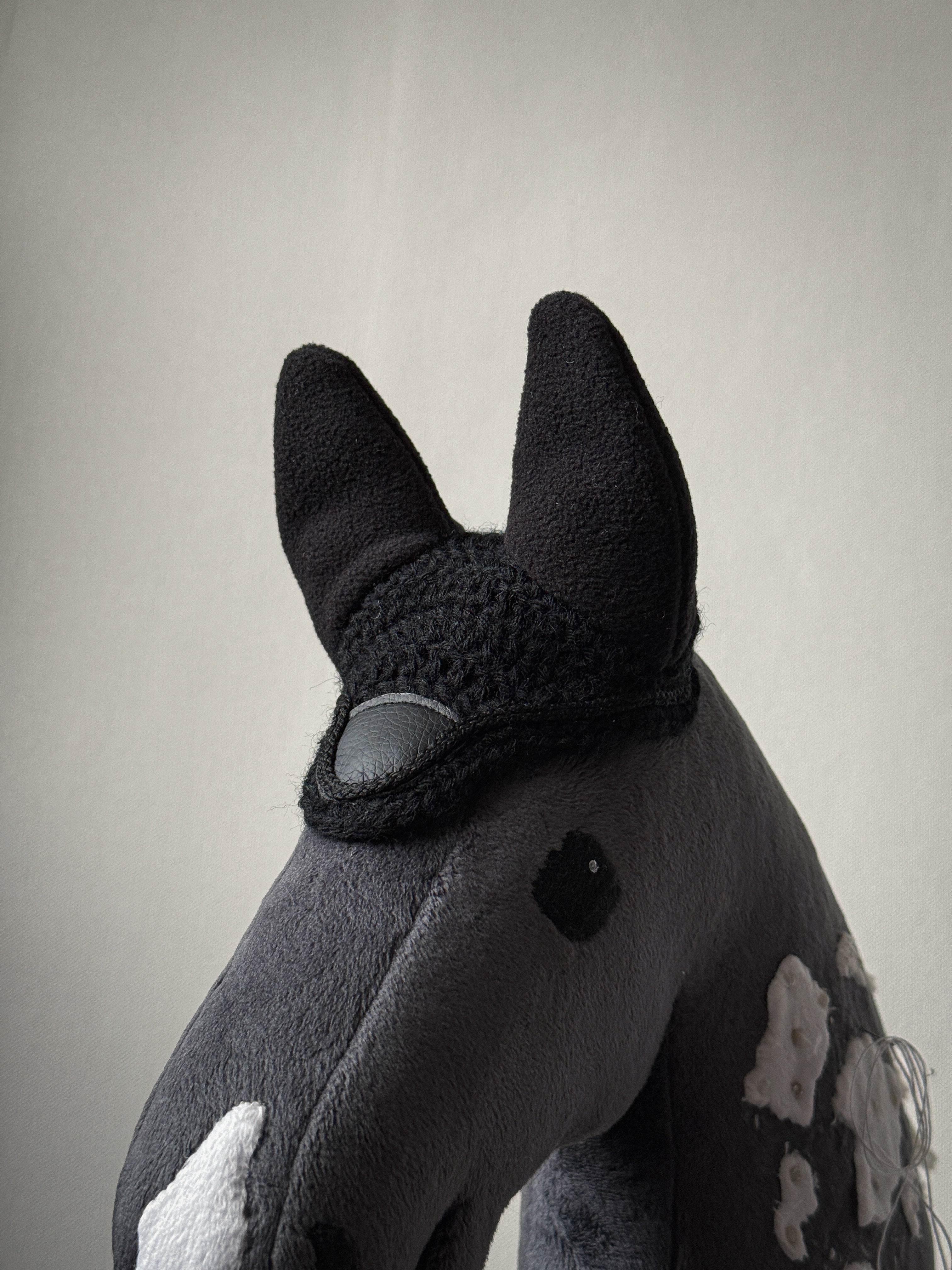 Crochet Ear Bonnet for Hobby Horse | Luxe