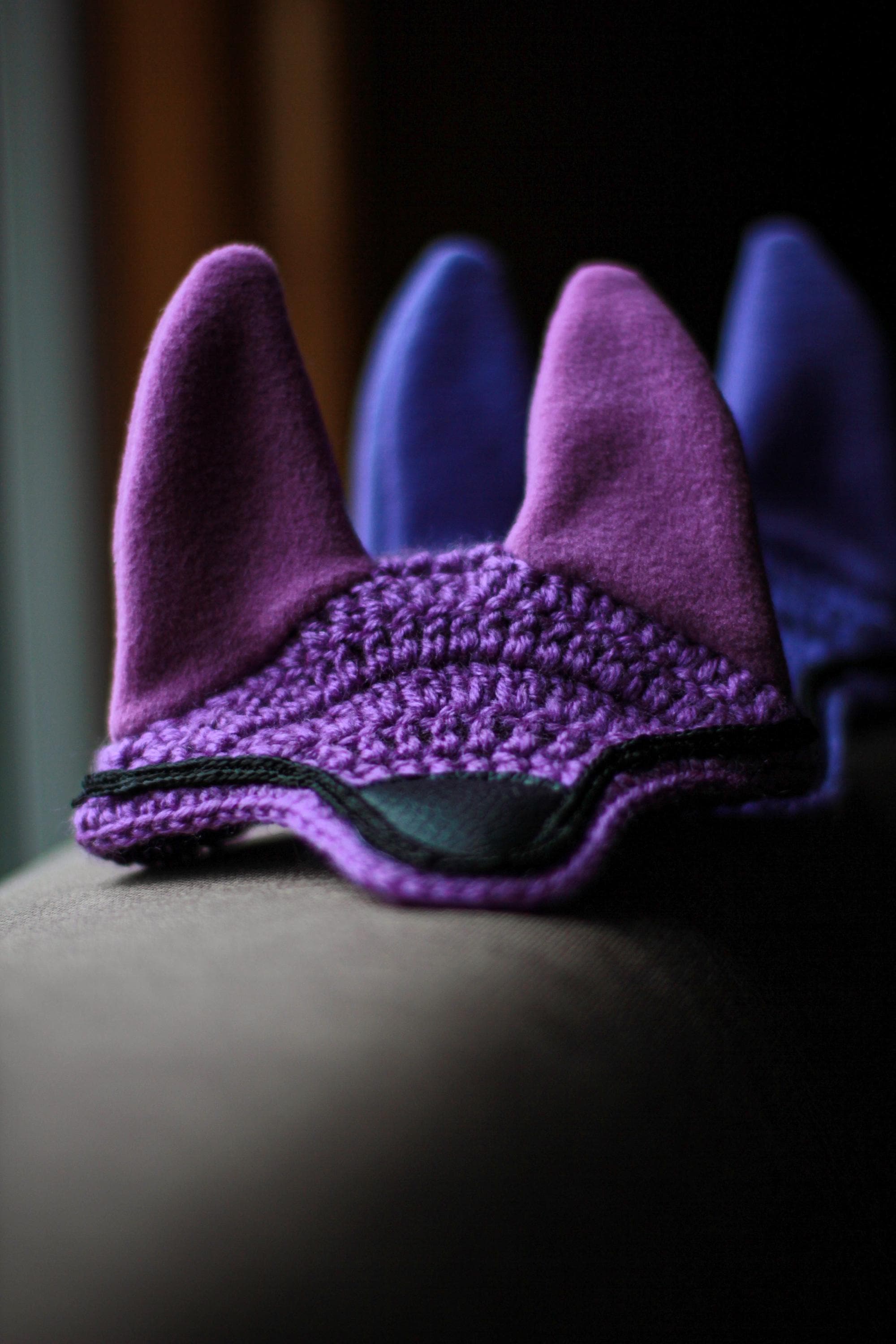 Crochet Ear Bonnet for Hobby Horse | Luxe