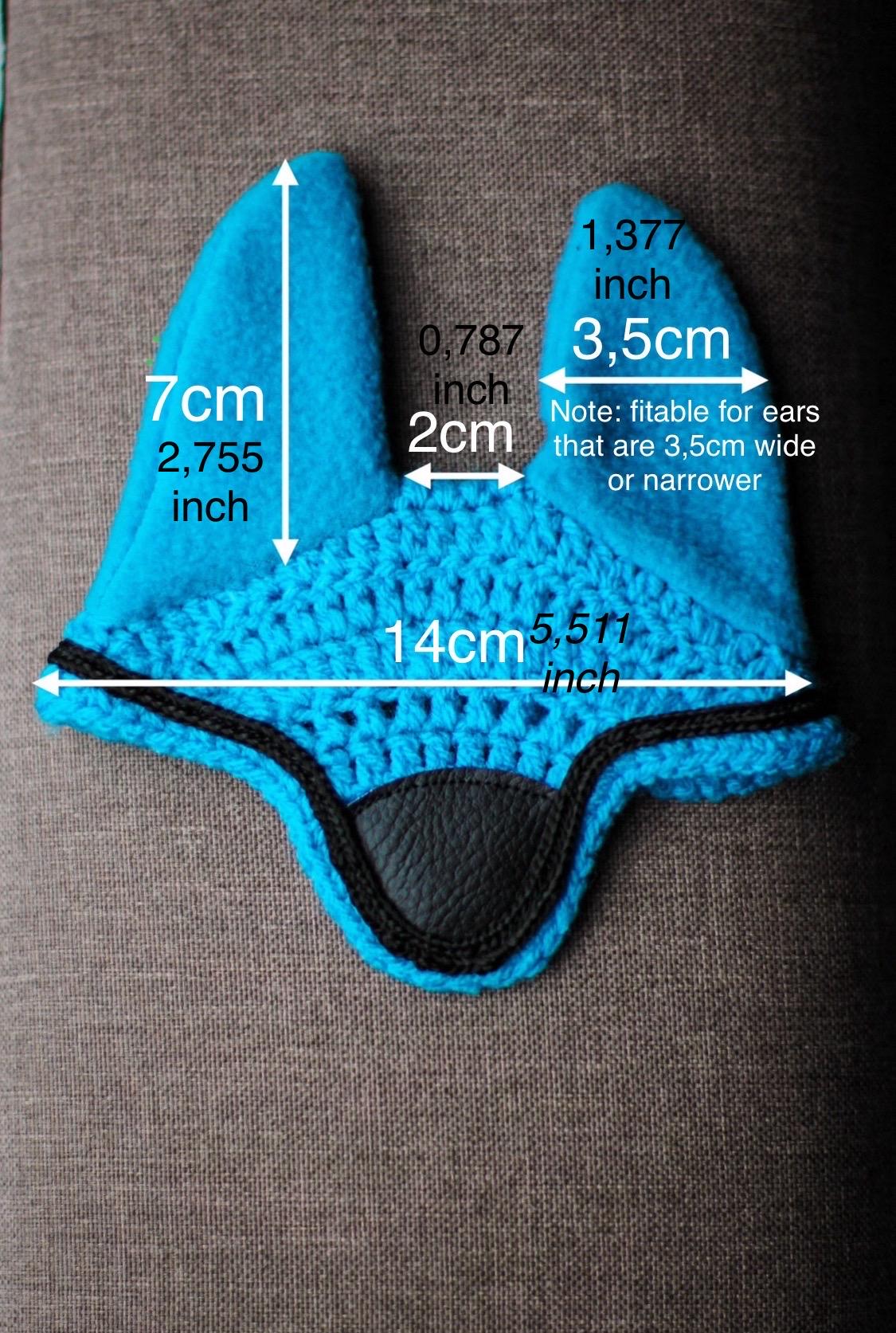 Crochet Ear Bonnet for Hobby Horse | Luxe