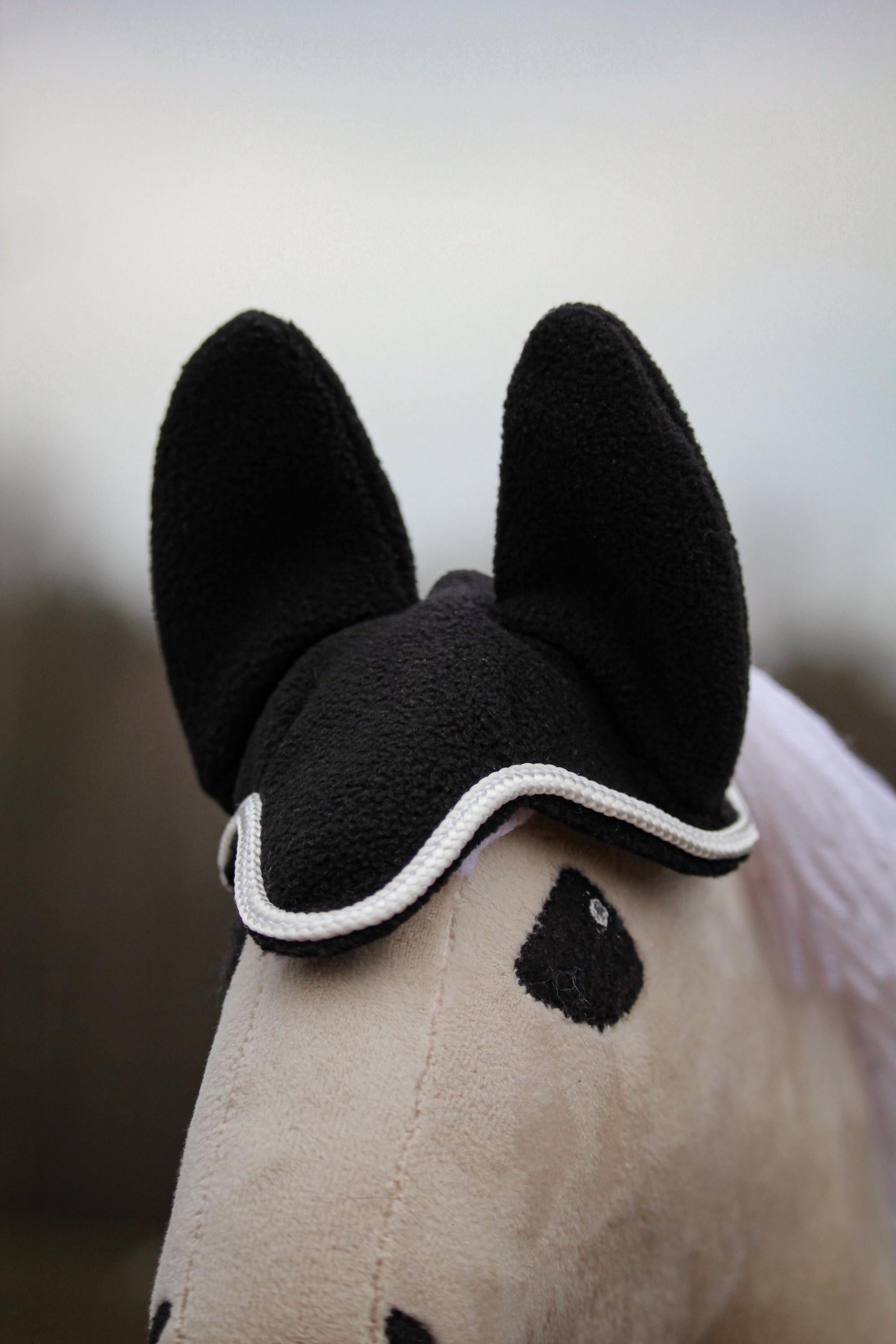 Fleece Ear Bonnet for Hobby Horse | Cloud