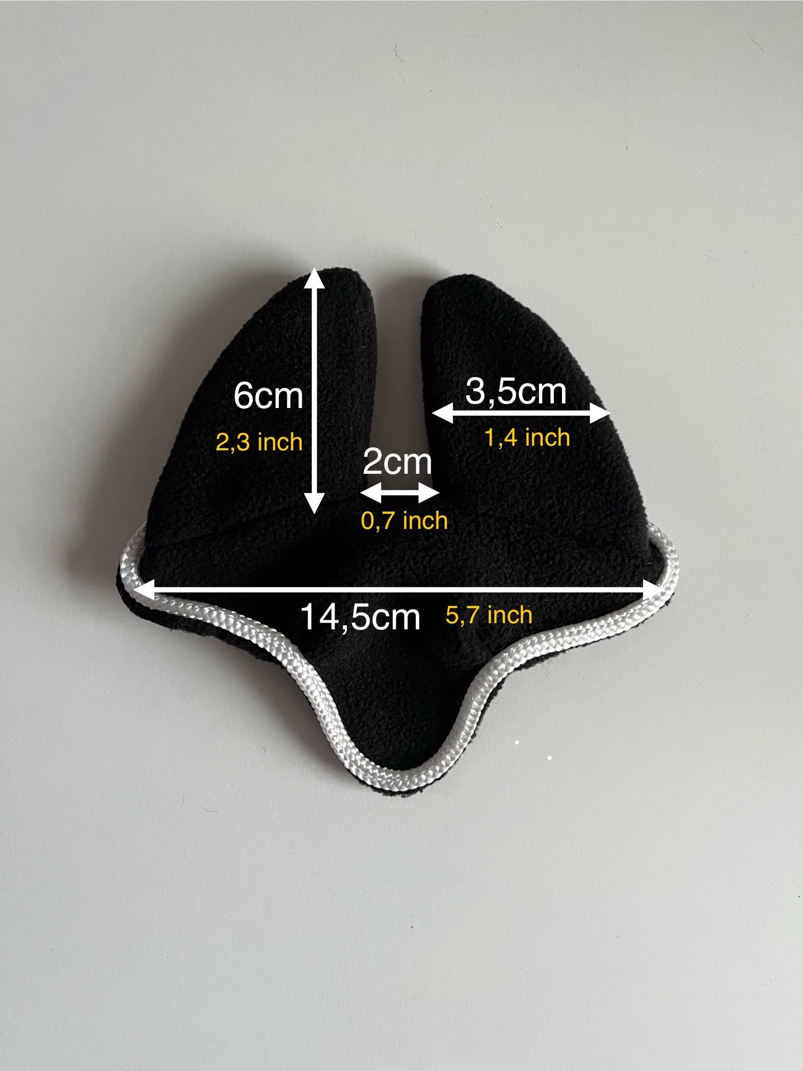 Fleece Ear Bonnet for Hobby Horse | Cloud