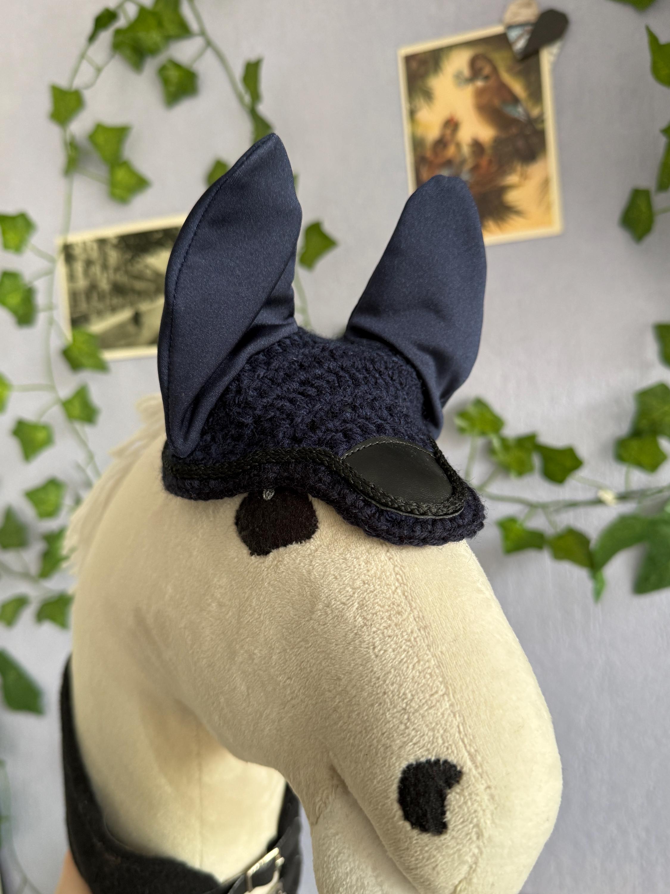 Crochet Ear Bonnet for Hobby Horse | Realistic