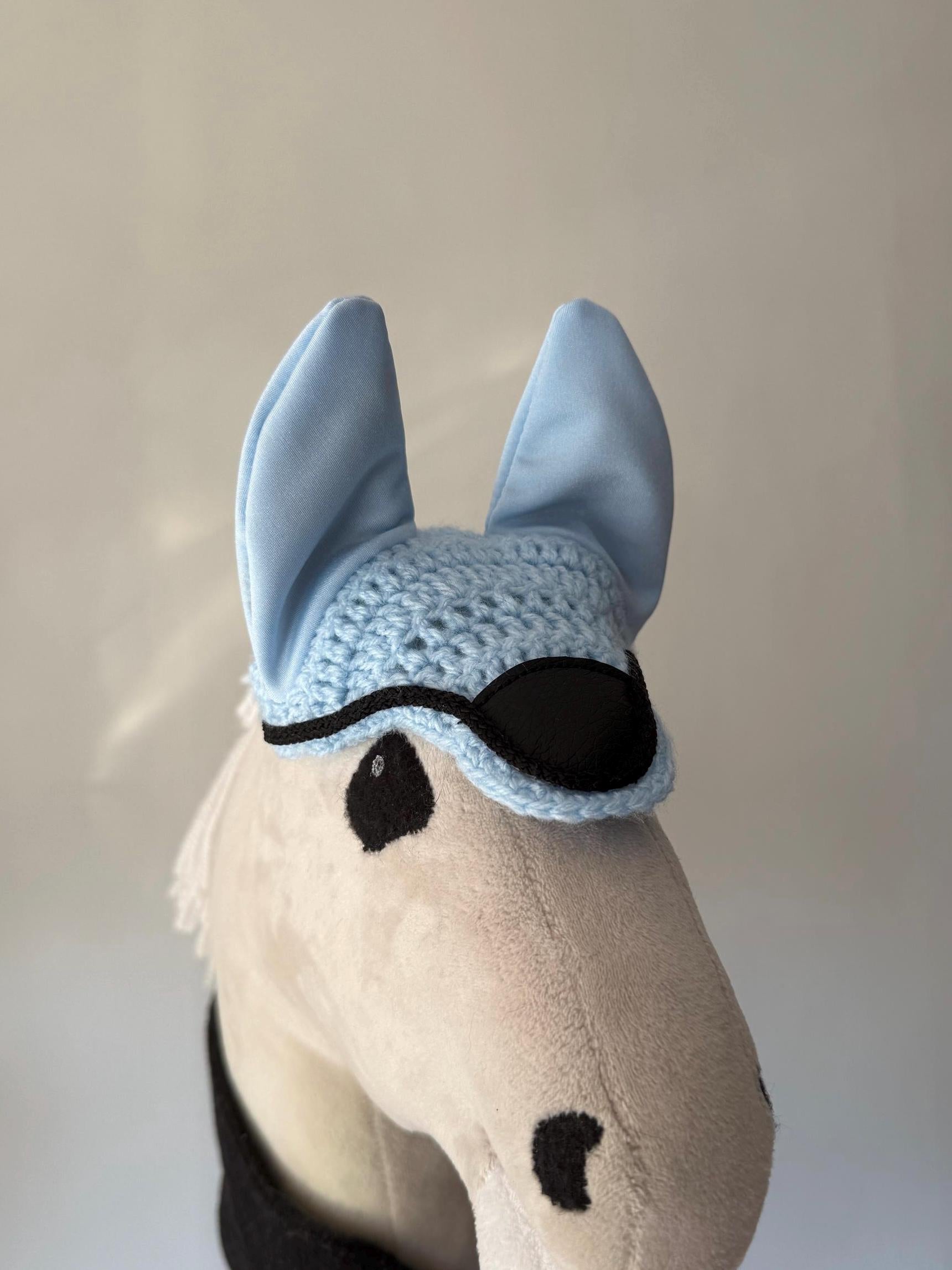 Crochet Ear Bonnet for Hobby Horse | Realistic