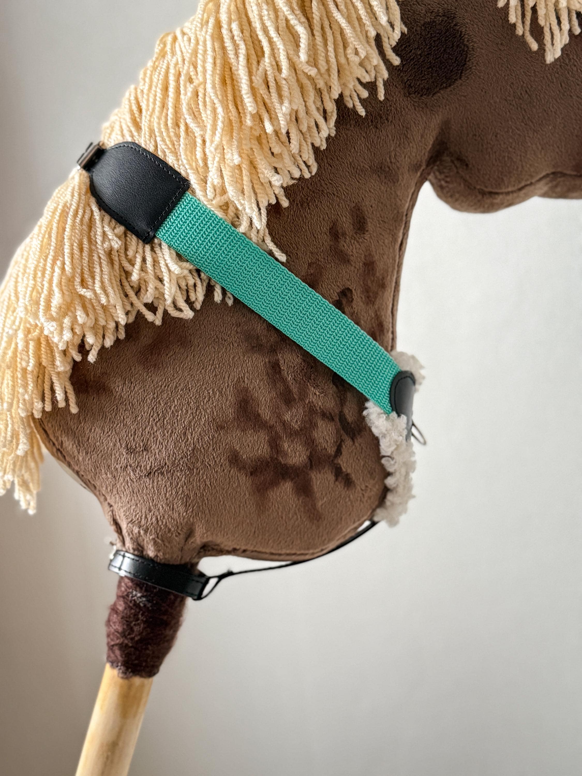 Breastplate for Hobby Horse | Faux Fur